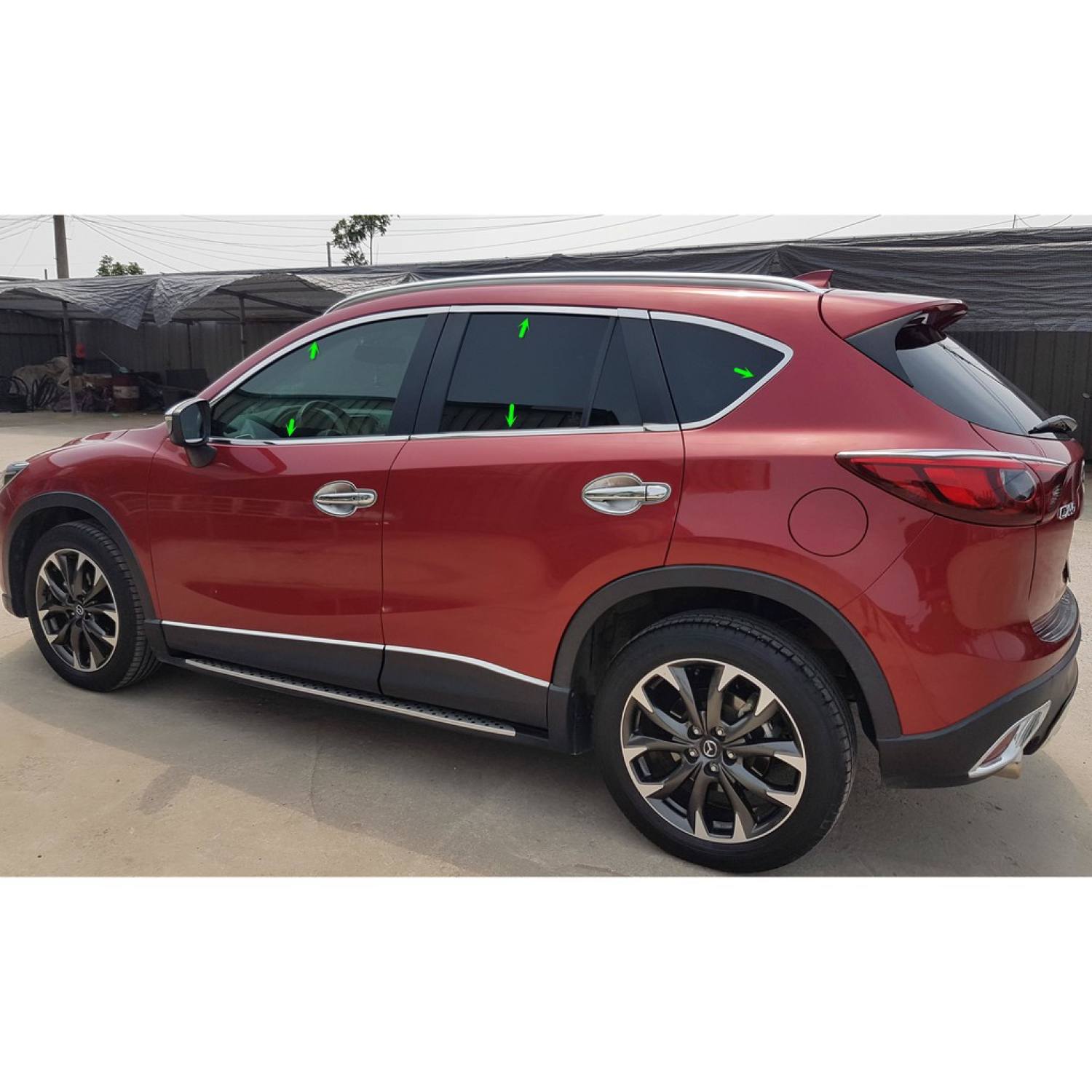 Nẹp chân kính, cong kính mazda cx5 2014-2017