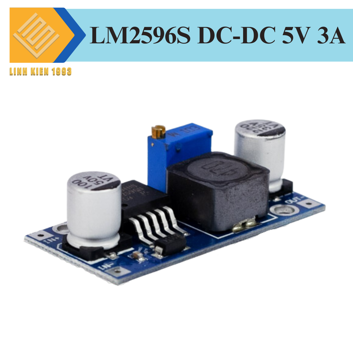 Mạch hạ áp lm2596 3A module giảm áp DC-DC Buck lm2596