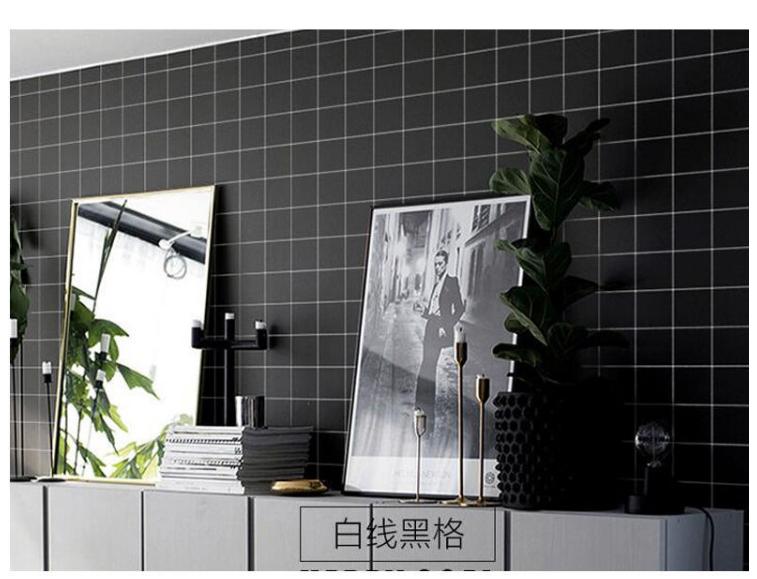 5 Mét Giấy Dán Tường, Khổ 45CM Rộng Decal PVC Trang Trí ( có keo ) - MẪU Ô VUÔNG BỰ