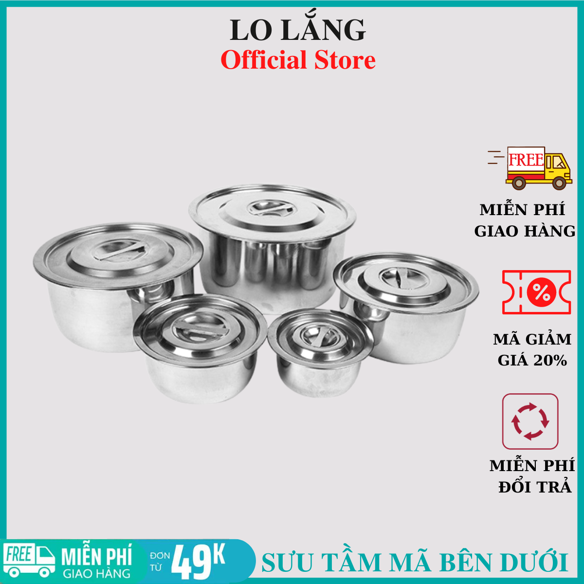 Set of 5 stainless steel pans, ultra-strong stainless steel food bowl used in microwave oven to warm up your high class stoves
