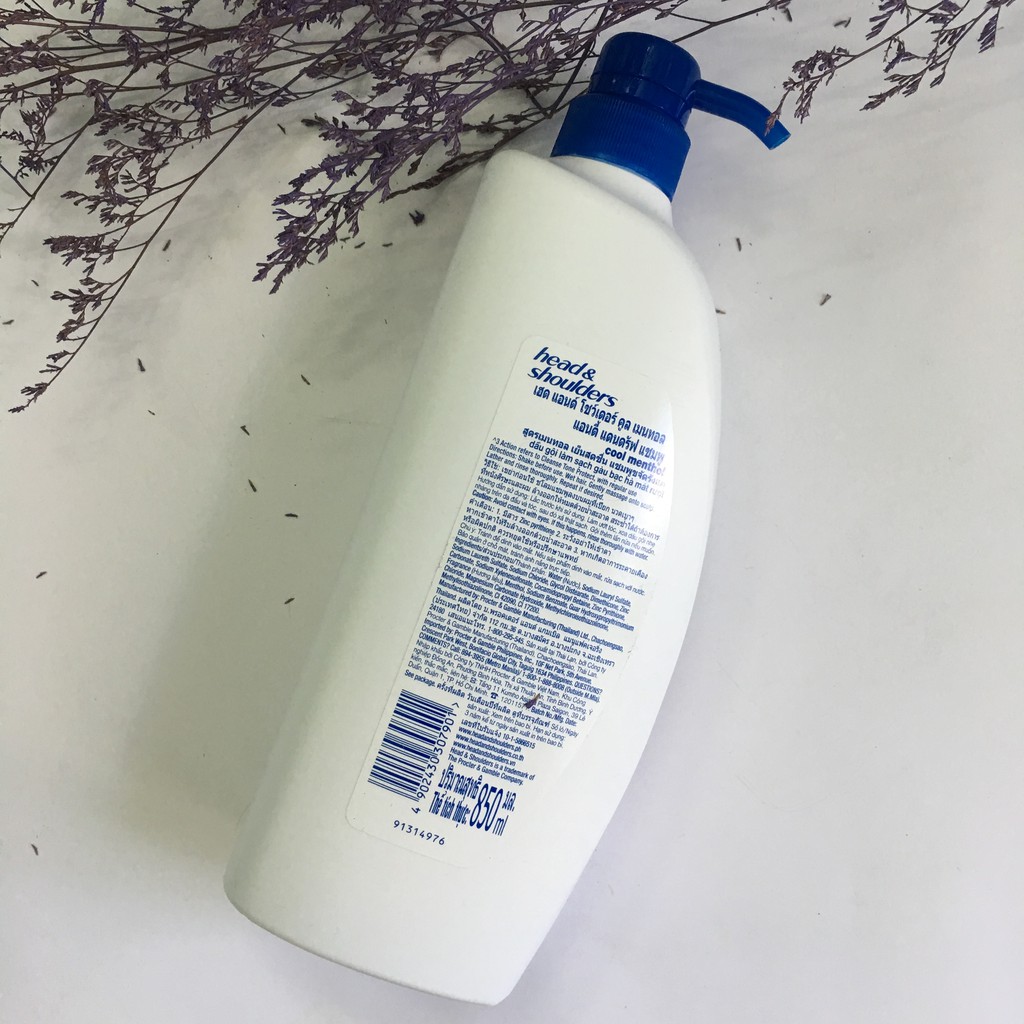 [ SIÊU SALE ] Dầu Gội Head & Shoulder 850 ml hương Bạc hà (Thái Lan)