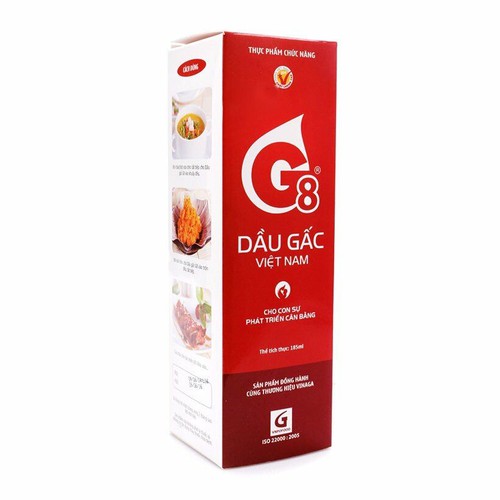 DẦU GẤC G8 CHO BÉ ĂN DẶM 185ml