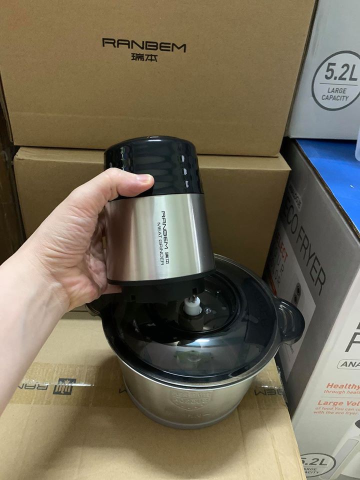 [HCM]Máy xay thịt rau củ hạt... đa năng RANBEM 224A-300W