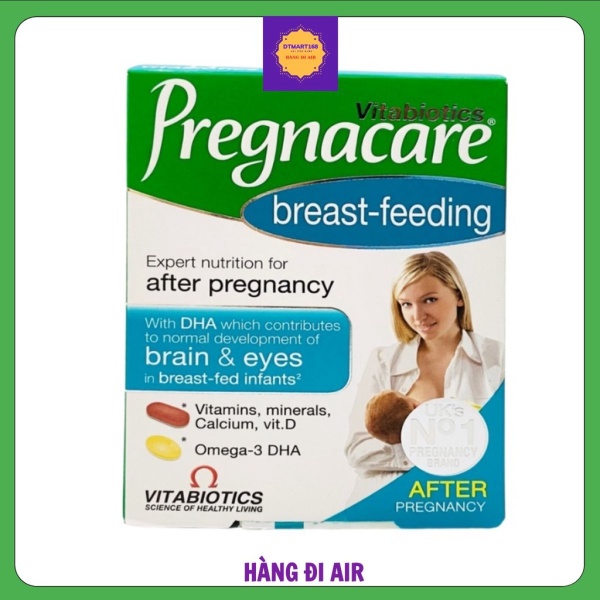 Viên Uống Lợi Sữa Vitamin Pregnacare Breast feeding Bổ Sung Vitamin Tổng Hợp Sau Sinh (Hàng Air Anh) nhập khẩu