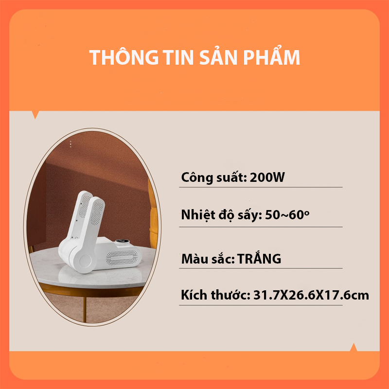 Máy sấy khô giày khử mùi cao cấp Pitek