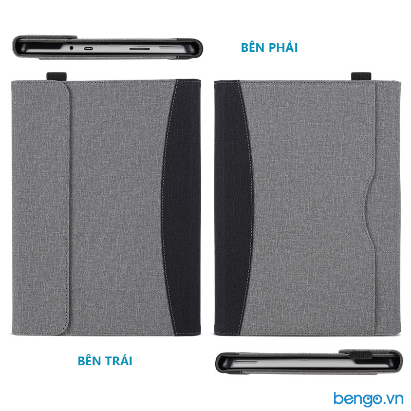 Bao Da Microsoft Surface Pro 9/8/7/6/5/4/Go 1/2/3 Zaki Kẻ Sọc
