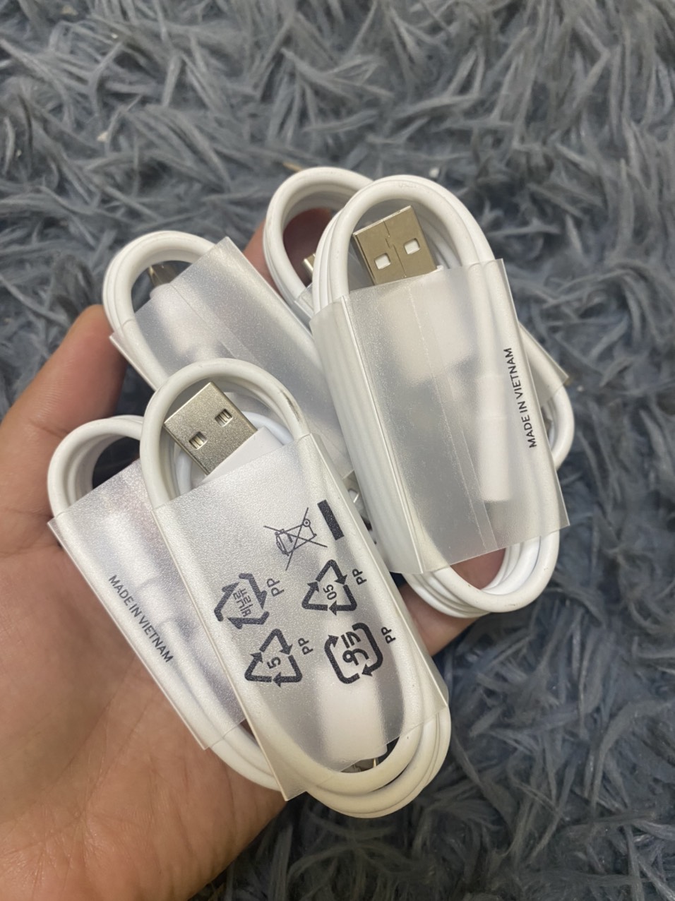 dây sạc, cáp sạc samsung Micro USB chính hãng BH 12 tháng