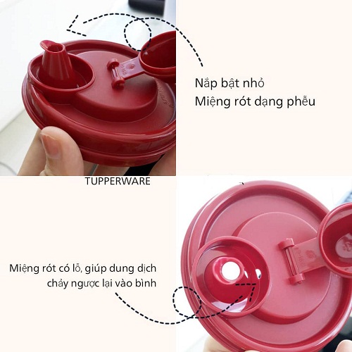 Bình Tupperware Stor N Pour 650ml