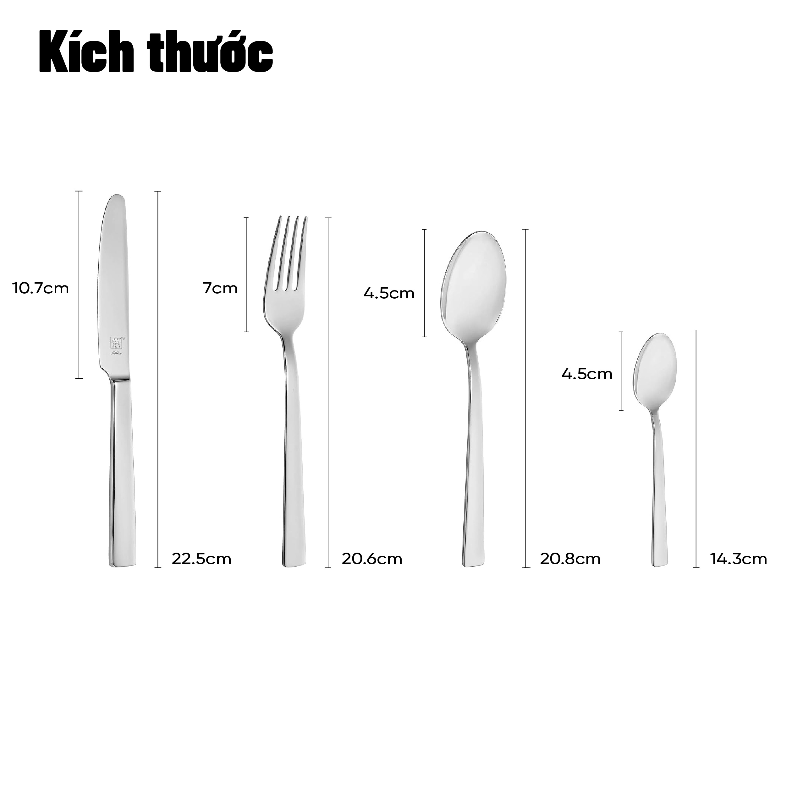 [Trả góp 0%] ZWILLING - Bộ dao muỗng nĩa King - 16 món làm bằng thép không gỉ 18/10 chống mài mòn bóng sáng sử dụng hoàn hảo trong các bữa tiệc hoặc bữa ăn hàng ngày