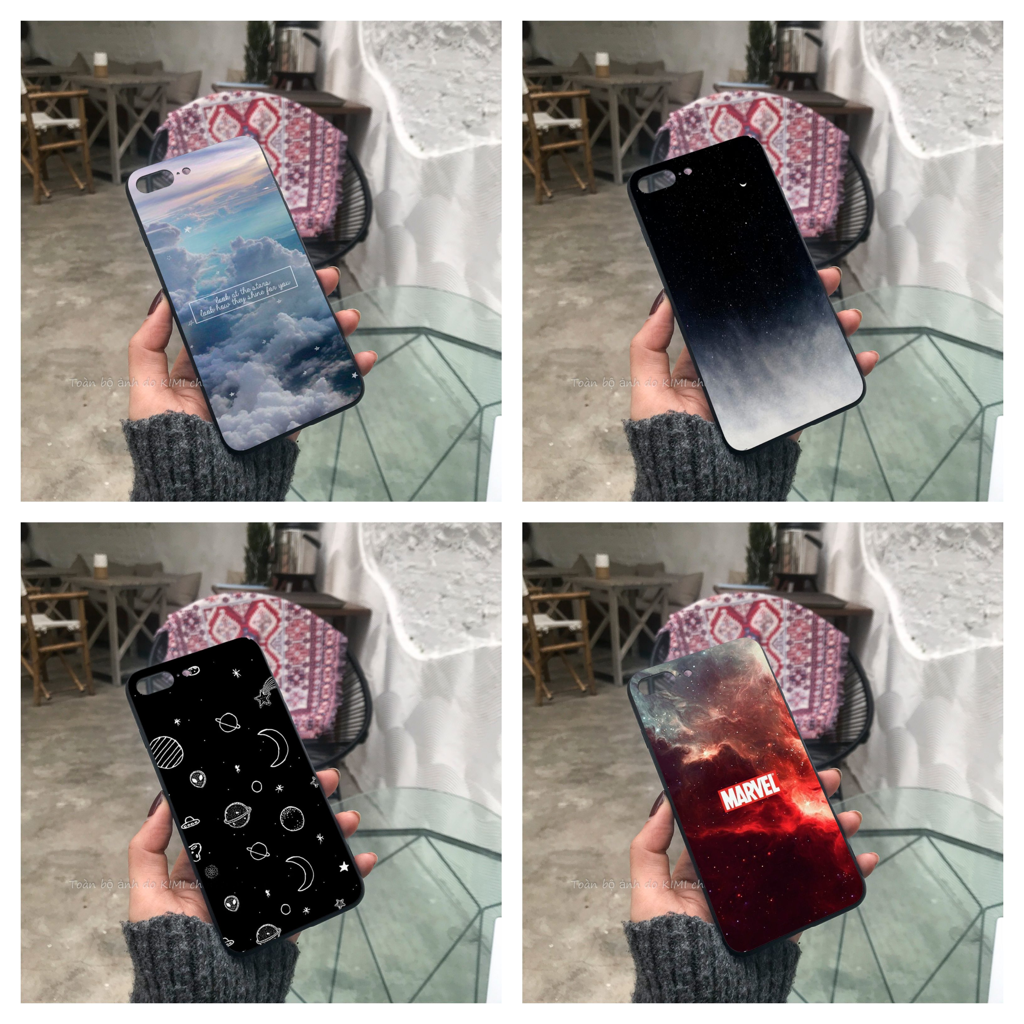 Ốp Samsung Galaxy Note 9 , Note 10 , Note 10+ , Note 10 Plus lưng kính cường lực kimicase