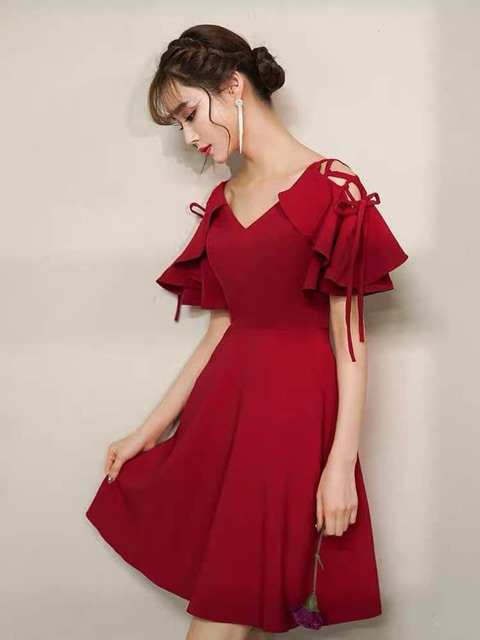 Đầm đan dây tay Big size