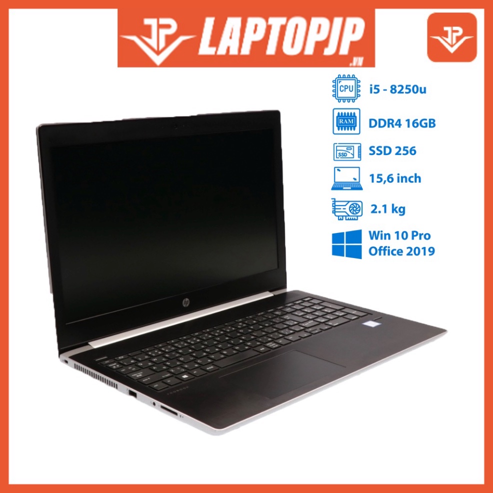 Laptop hp probook 450 g5 intel core i5 8250u/ram 16gb/ssd 256gb/15.6 inch