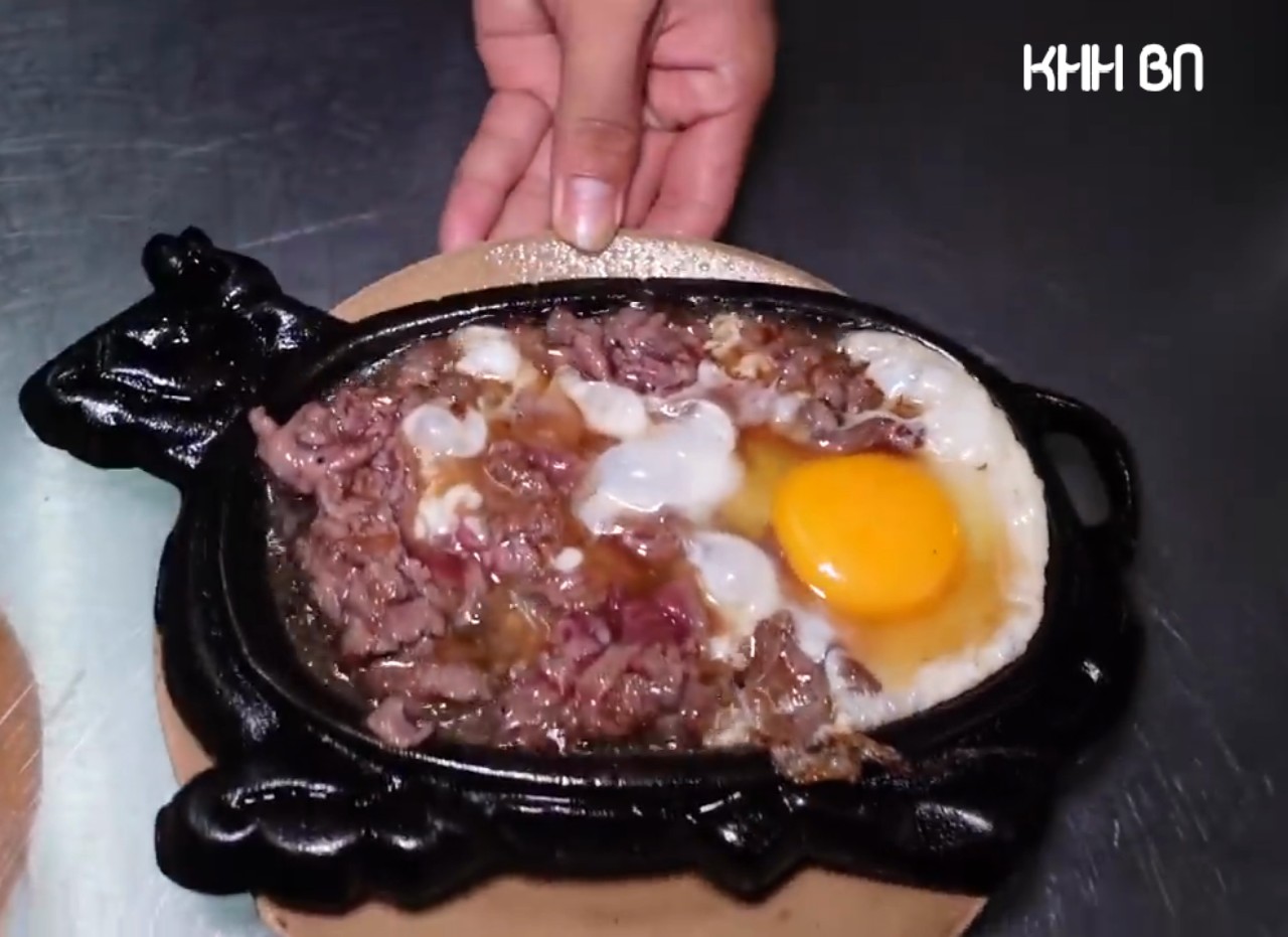 Chảo gang chống dính làm bò bít tết [ KHH ]