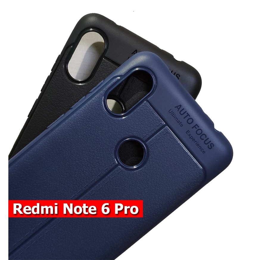 Ốp lưng giả da Xiaomi Redmi Note 6 Pro