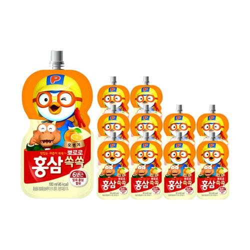 Nước Hồng Sâm Paldo Pororo Vị Cam 100ml