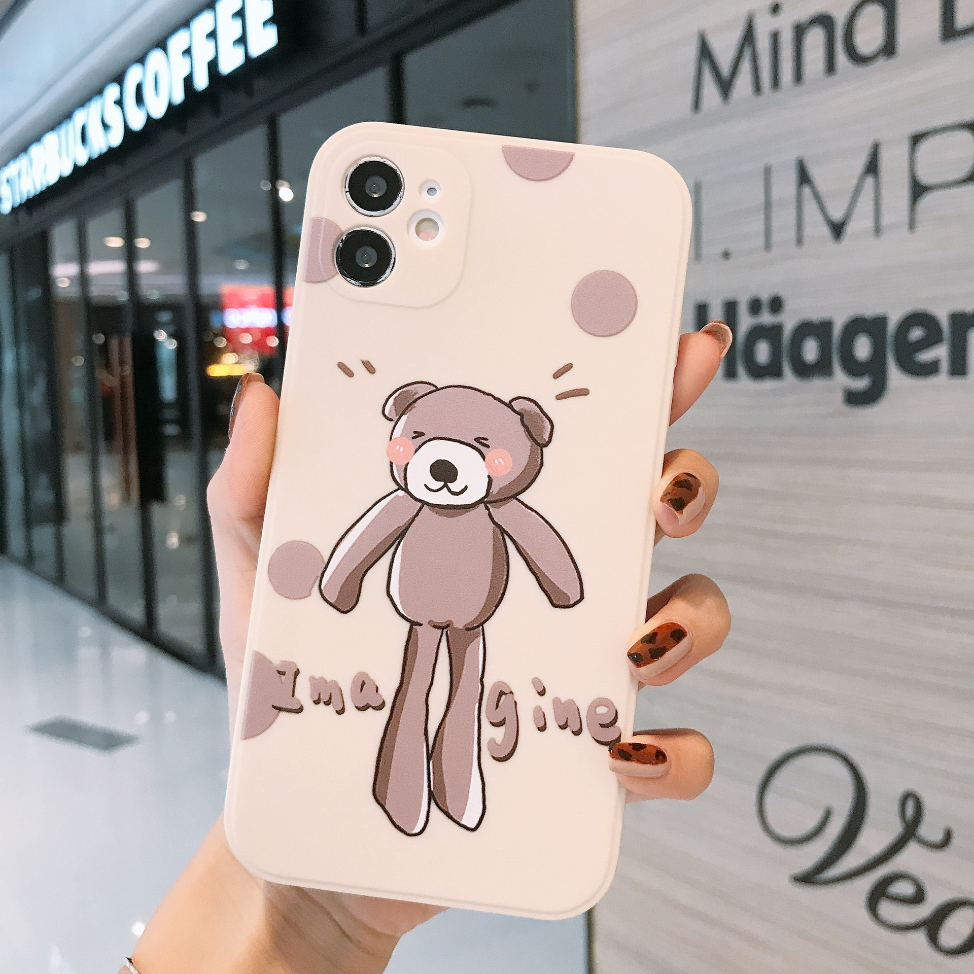 Ốp lưng iphone PANDA cạnh vuông in hình cặp gấu 6s/6plus/6splus/7plus/8plus/x/xs/xs max/11/11promax/12pro/12promax/13/13pro/13promax