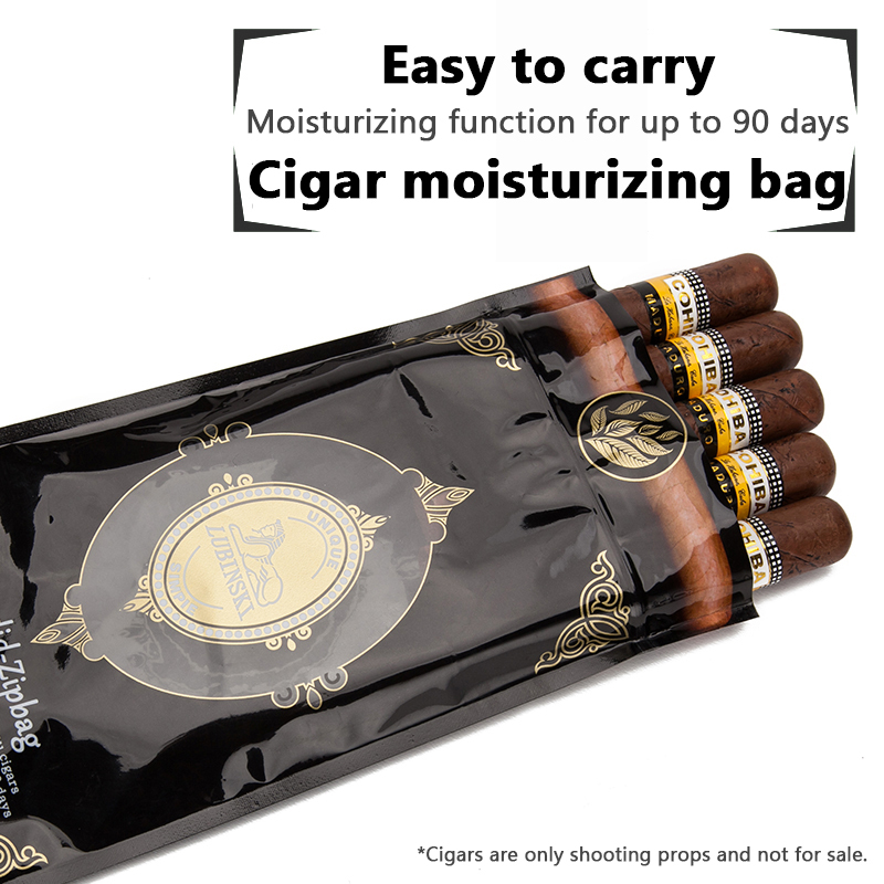 Cuban Cigare Moisture Bag 69  Humidity Portable Travel Cigare Moisture Sheet Sealed Moisture-proof Box