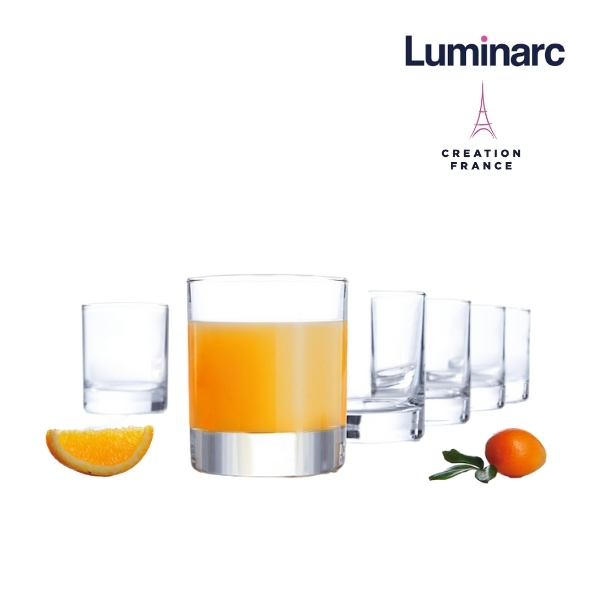 Bộ 6 Ly Thuỷ Tinh Thấp Luminarc Islande 200ml - LUIS19122