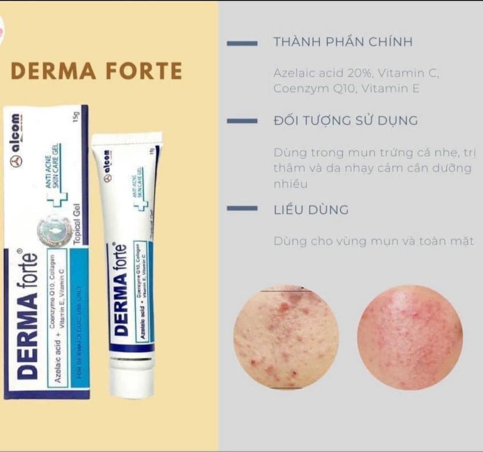 Kem Giảm Thâm mụn DERMAFORTE