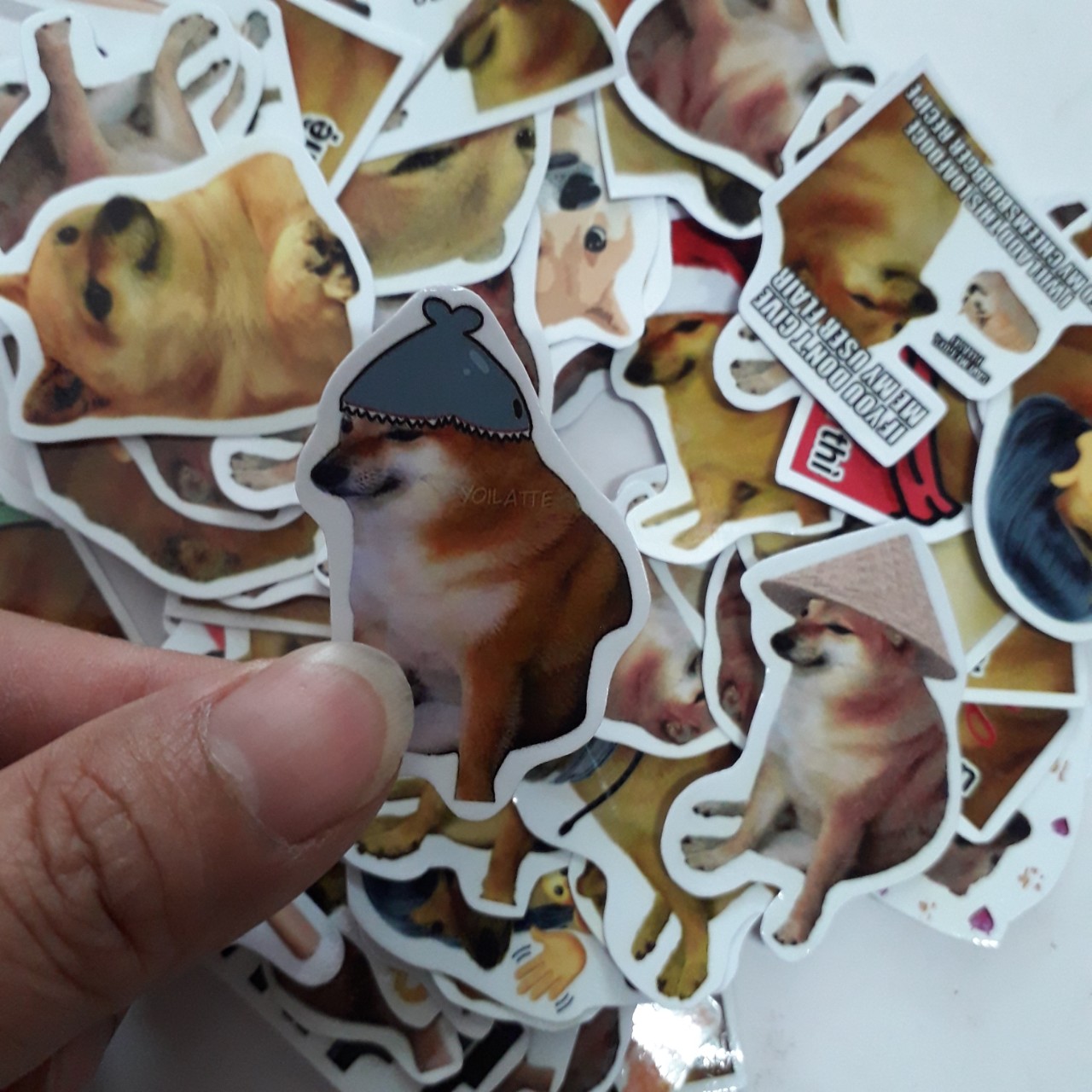 [HCM]Sticker/ Hình dán Cheems (Combo 20-50 hình dán random)