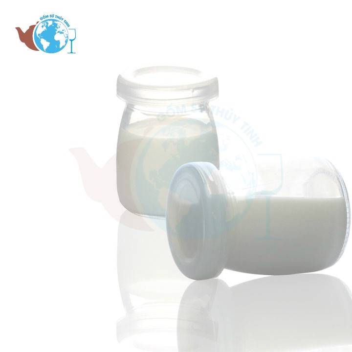 [HCM]Bộ 12 hũ thủy tinh pudding lùn 100ml
