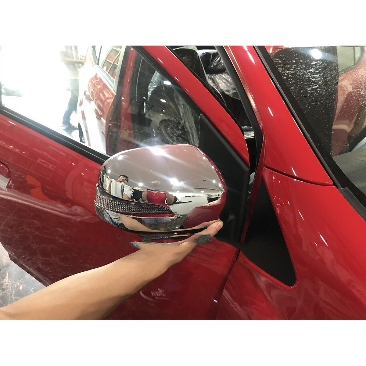 Bộ Ốp Gương Chiếu Hậu Dành Cho Xe Toyota Wigo