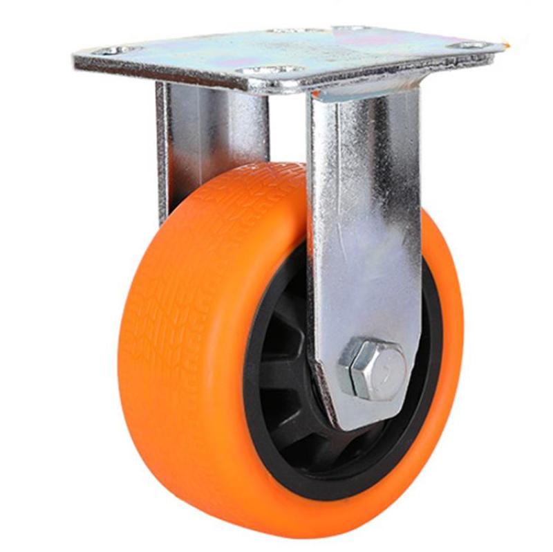 Bánh xe đẩy hàng - bánh xe đẩy công nghiệp PA - PVC 100mm