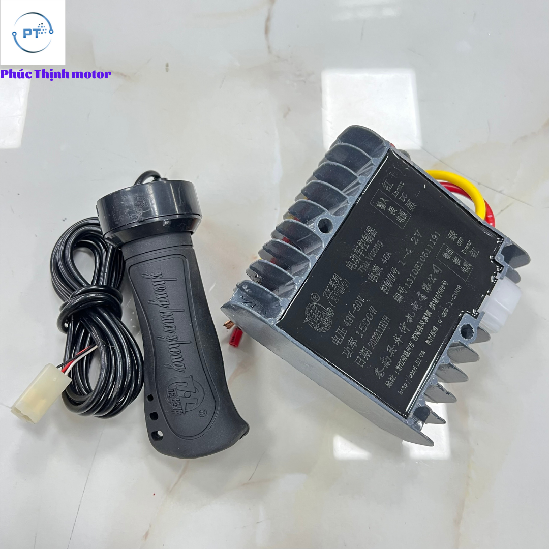 Điều tốc 48V-60V 1500w 45A và tay ga