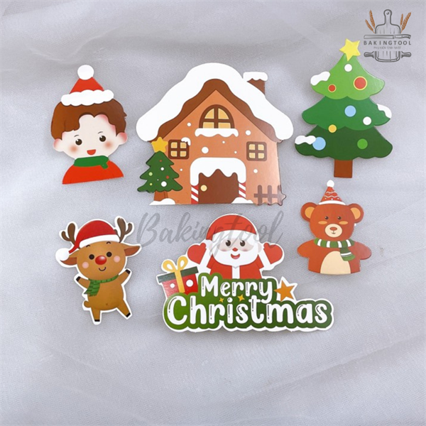 Que cắm giấy noel