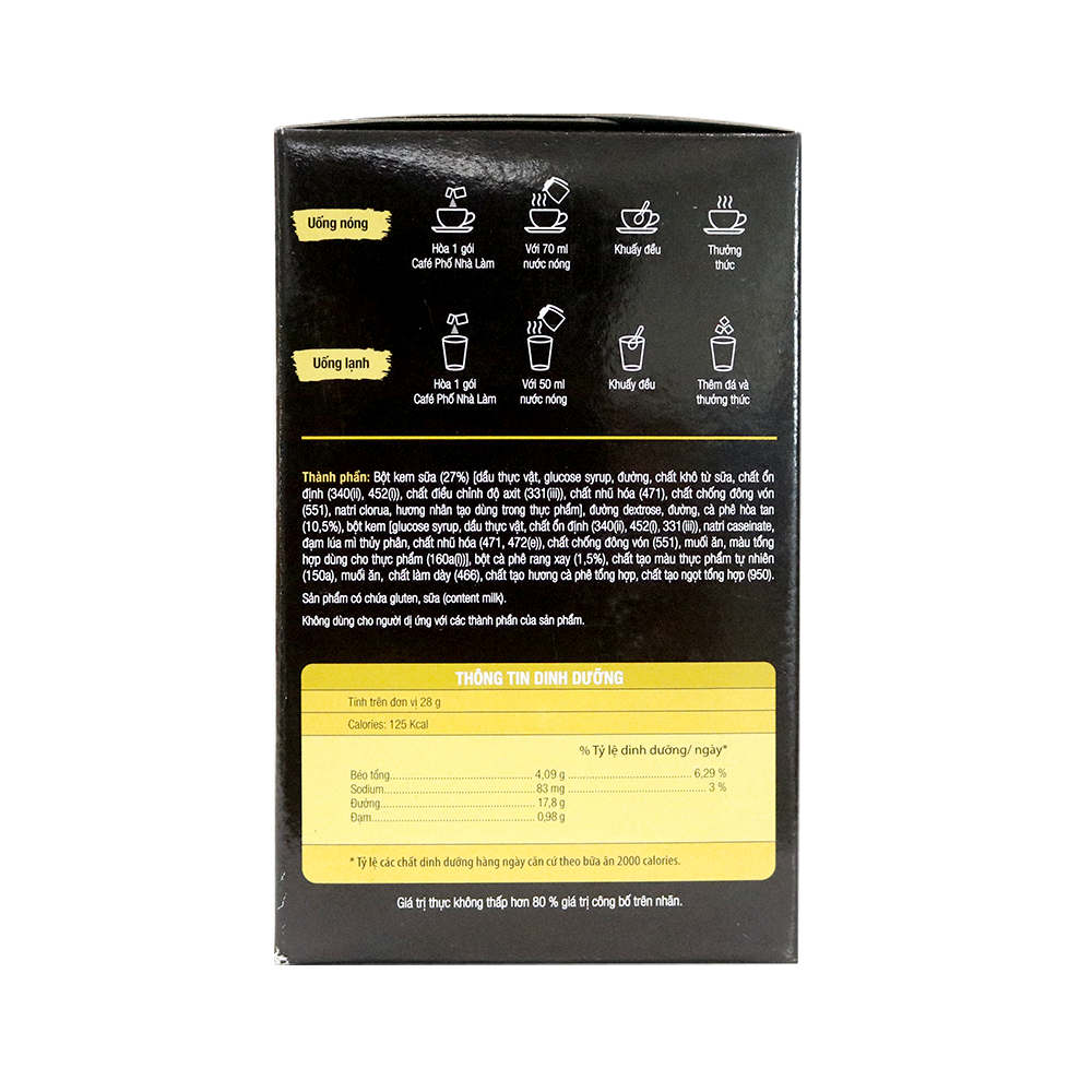 Combo 2 hộp Cà phê Phố Nhà làm - MacCoffee (hộp 10 gói x 28g)