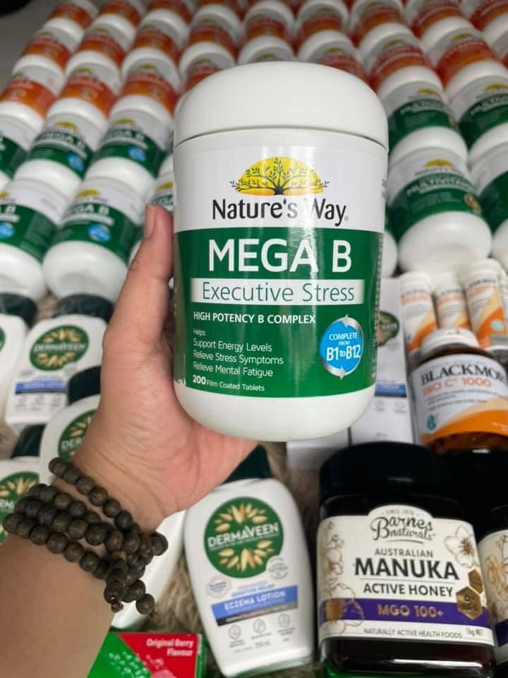 Nature's Way Mega B Executive Stress 200 Tablets