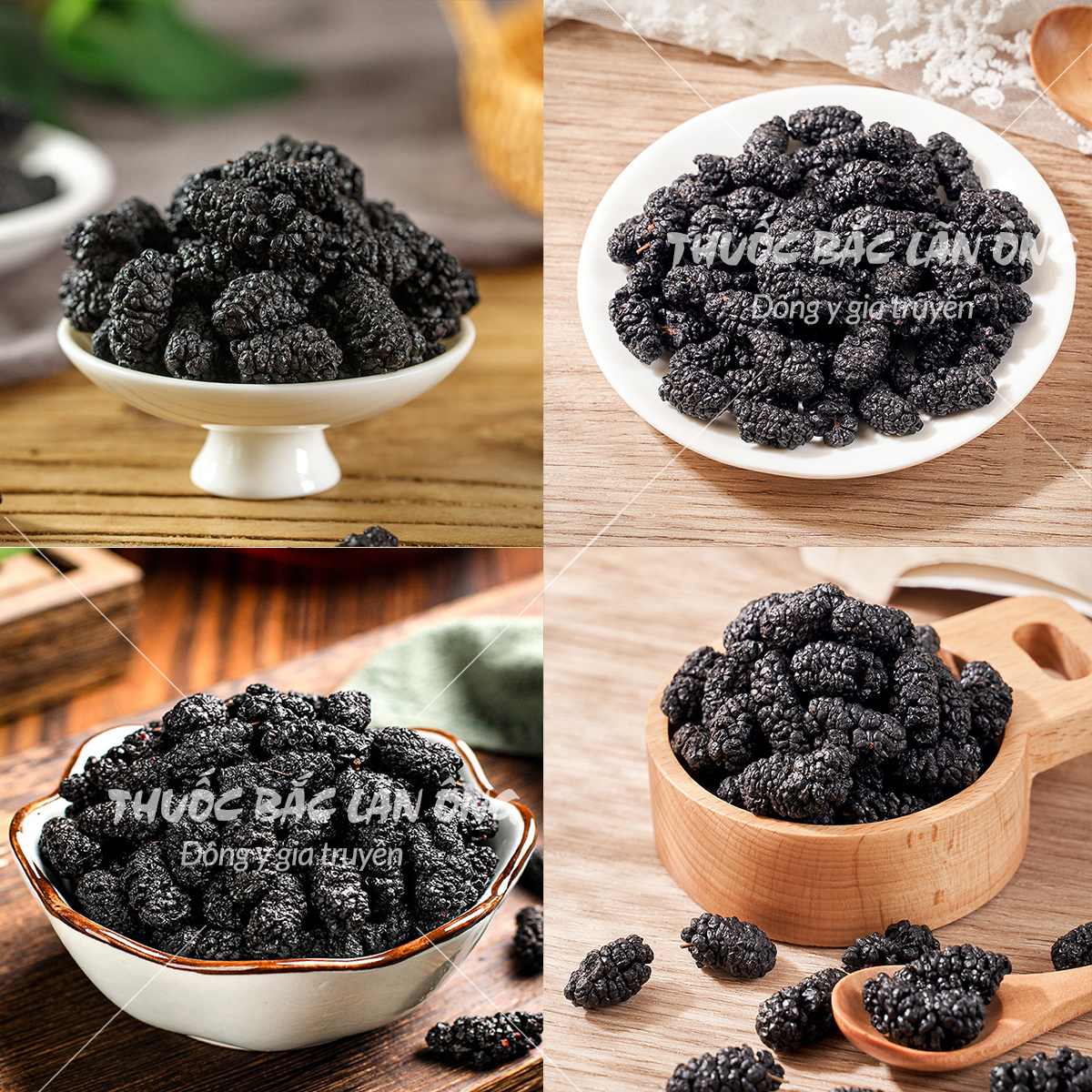 Quả dâu tằm khô 500g, dâu tằm nguyên trái, quả đều, dùng pha trà hoa quả, vị chua ngọt tự nhiên