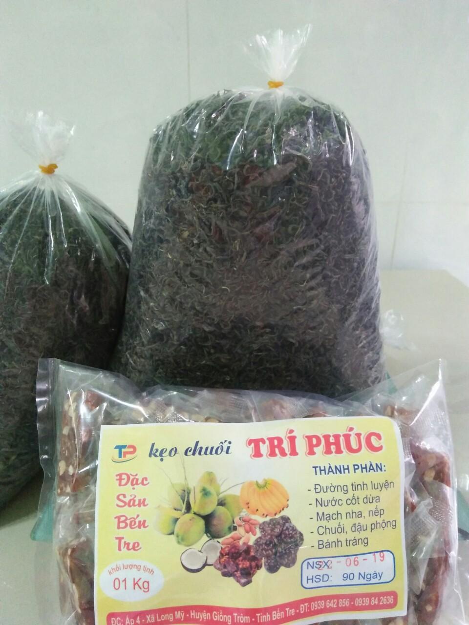 01 kg trà Thái Nguyên loại 1 ( tặng 0.5 kg kẹo chuối Bến Tre)