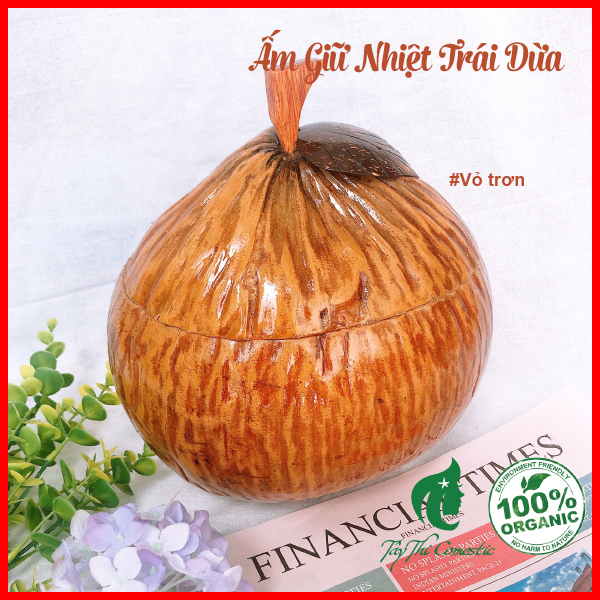 [HCM]Ấm Giữ Nhiệt Trái Dừa