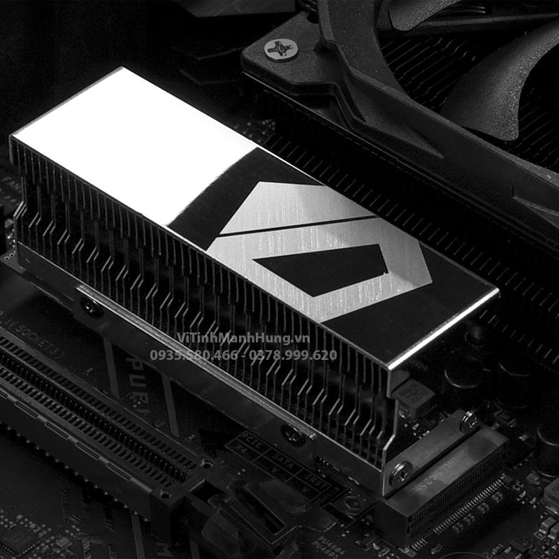 Tản nhiệt SSD M2 2280 ID-Cooling Zero M15, ống đồng 6mm.