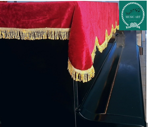 Khăn phủ đàn Piano Nhung