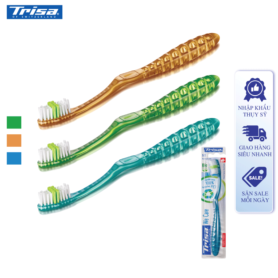 Combo 2 Bàn Chải Đánh Răng Trisa We Care