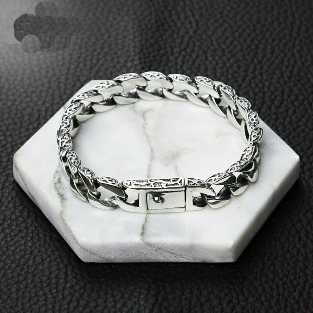 Lắc Tay Bạc Nam Thái Cao Cấp Nguyên Chất