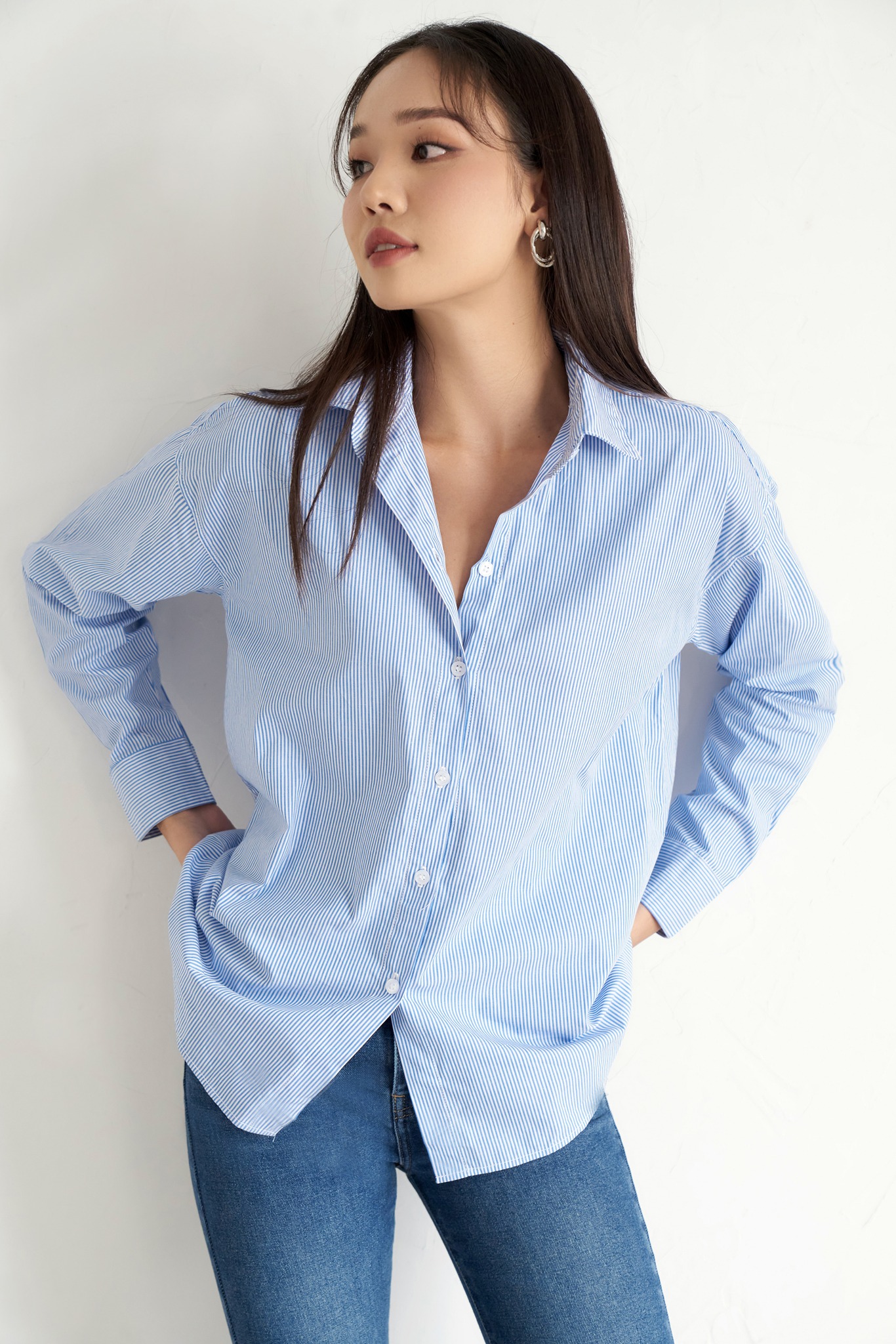 OLV - Áo sơ mi Bella Stripped Shirt