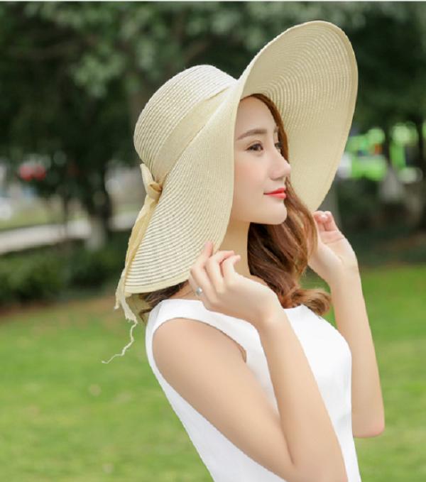 Mũ - Nón Cói Vành Rộng Trơn