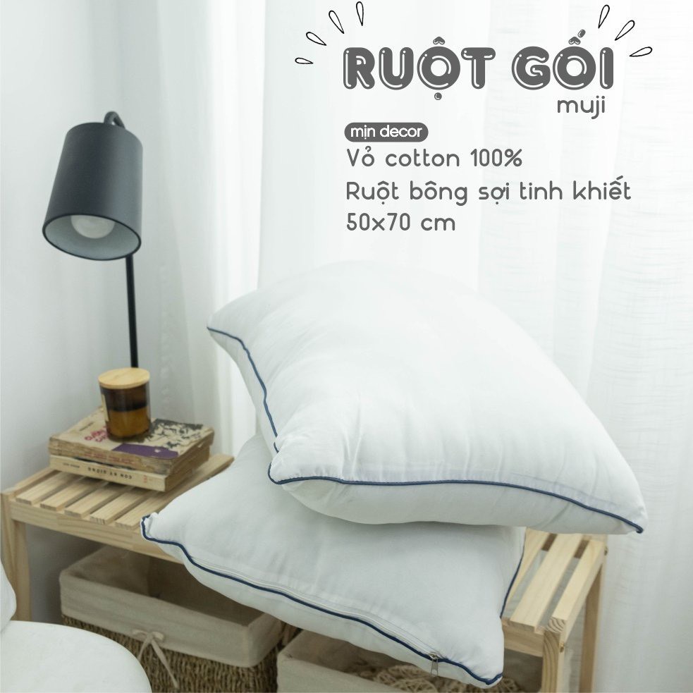 Ruột Gối Bông MUJI Nhật Bản