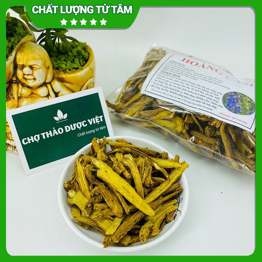 [Giá sỉ] 1kg Hoàng Cầm (Khô, Thơm, Sạch)