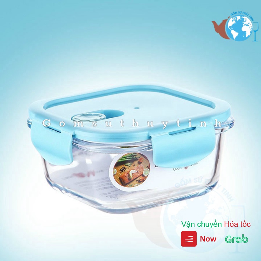 Hộp đựng thức ăn 520ml dùng được lò viba