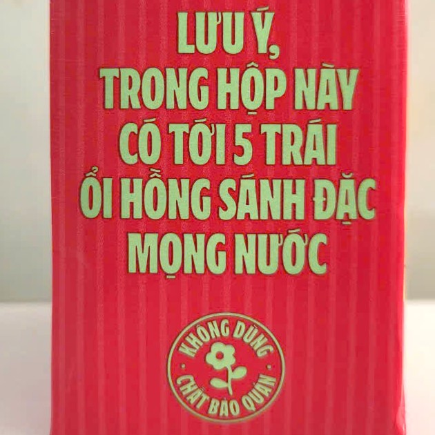 Hộp 1 Lít -- NƯỚC ỔI RUỘT HỒNG VFRESH Guava Nectar Fruit Juice (halal)