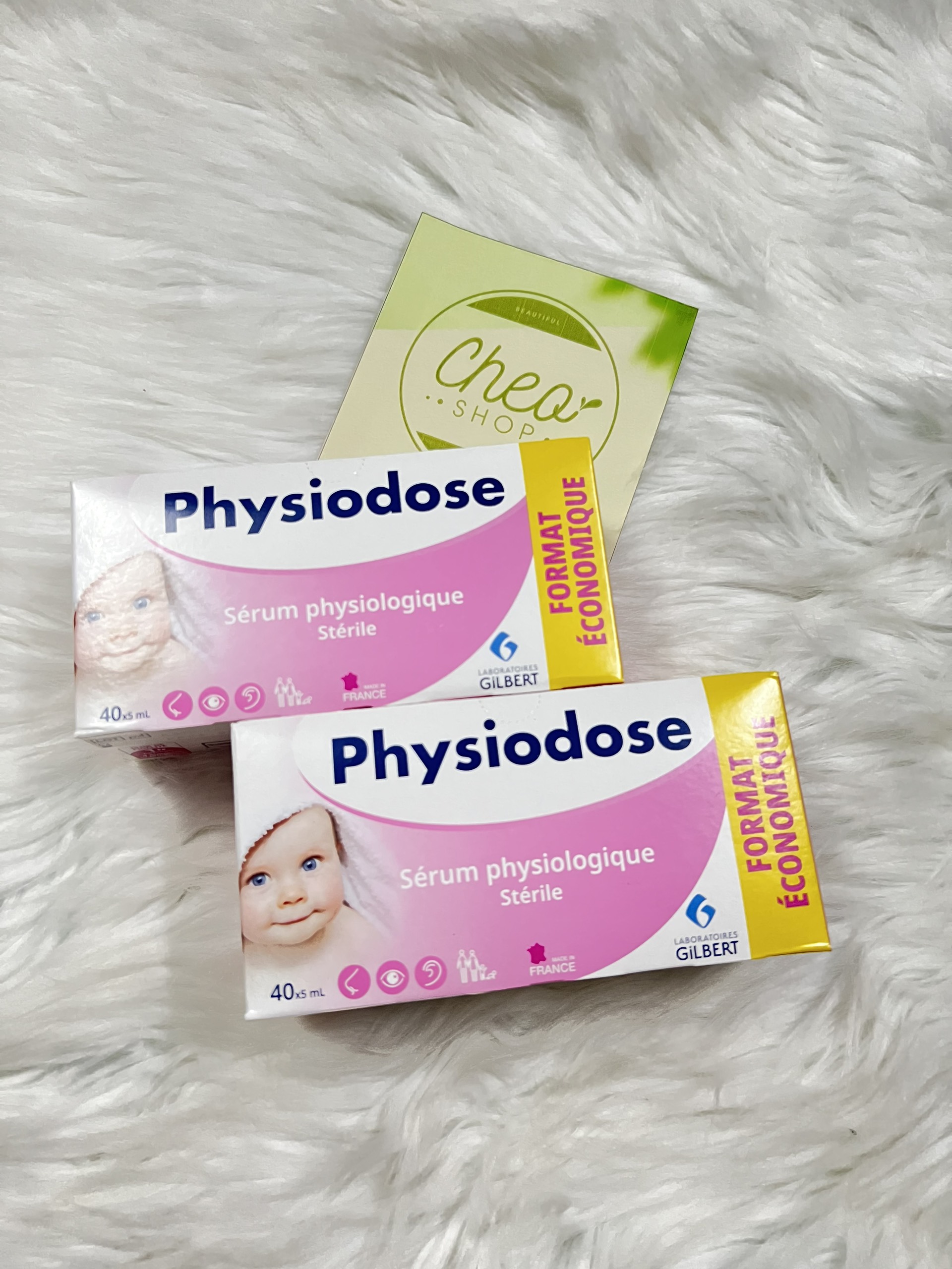 Nước muối sinh lý cho bé Physiodose Pháp