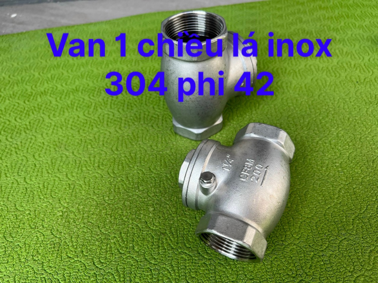 van 1 chiều inox 304 phi 21; phi 27; phi 34; phi 42; phi 49; phi 60
