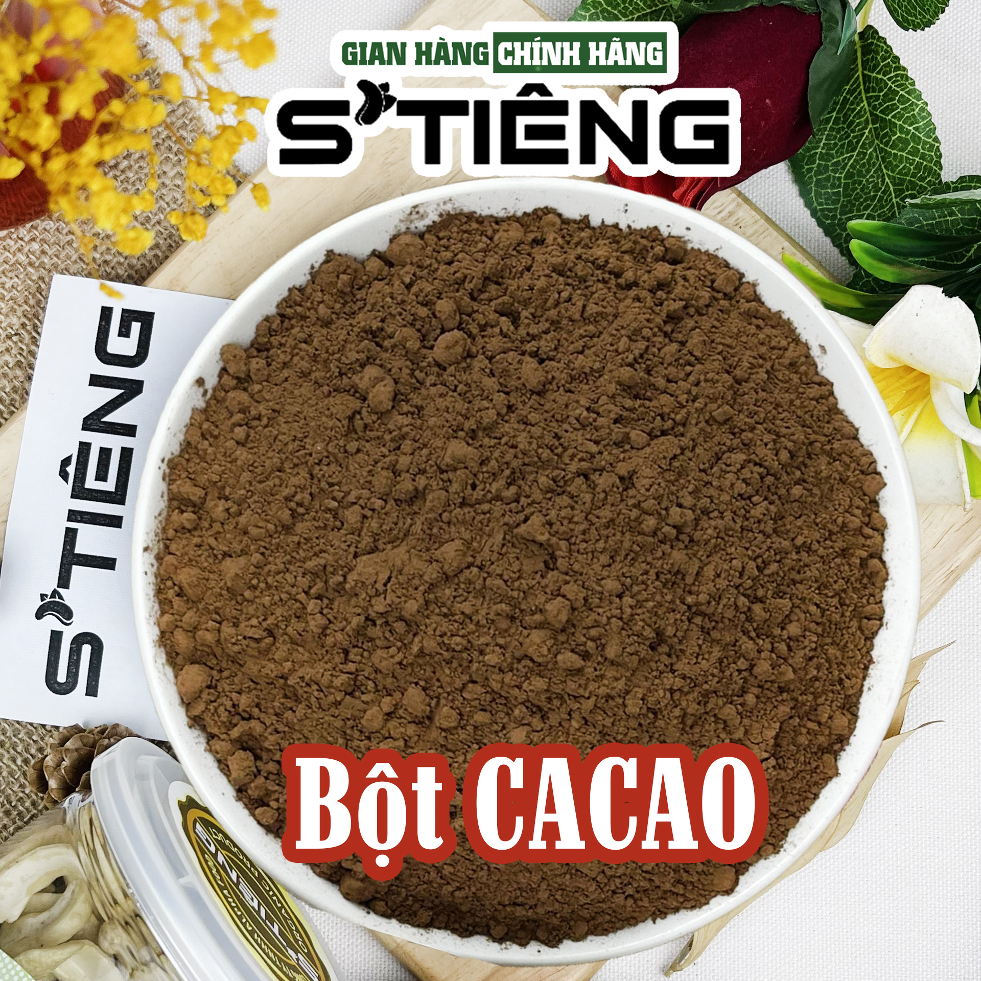 Bột CACAO Nguyên Chất Cao Cấp Không Đường STIÊNG