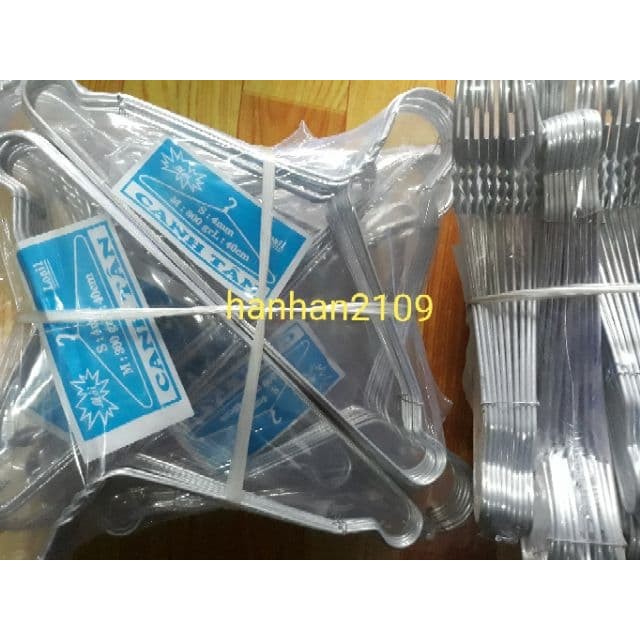 10 móc nhôm phơi quần áo trẻ em