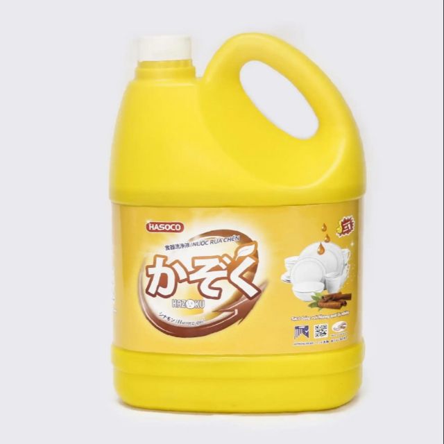 NƯỚC RỬA CHÉN KAZOKU- HƯƠNG QUẾ 4KG