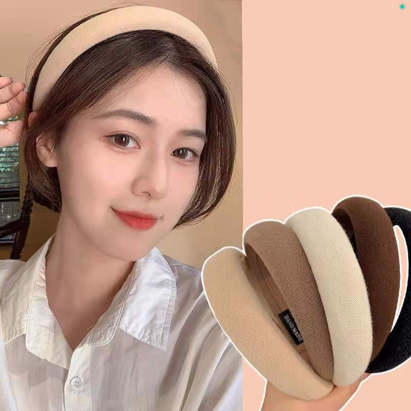 Cài Tóc Tiểu Thư, Bờm Tóc Trơn Đơn Giản Thanh Lịch Phong Cách Hàn Quốc